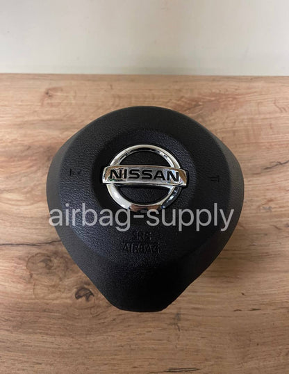 2017 2018 2019 2020 Nissan Rogue Left Driver Steering Wheel Airbag Black OEM Genuine